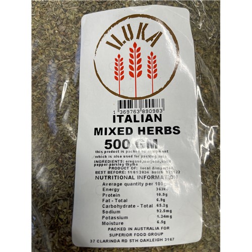 Italian Mixed Herbs 500Gm Iluka